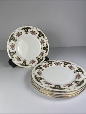 Royal Sutherland - Balmoral - 5 x Side Plates - 16cm - Fine Bone China -Gold Rim