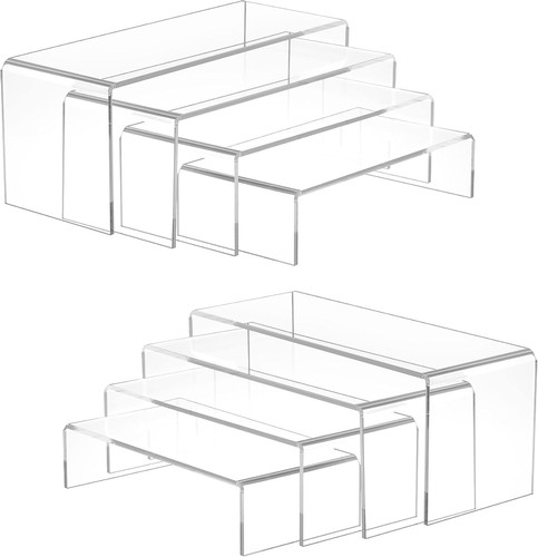 8pcs large acrylic risers - 8pcs,