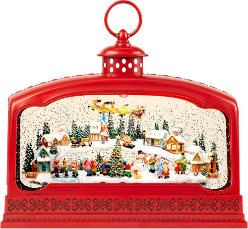 Large christmas snow globes - large,