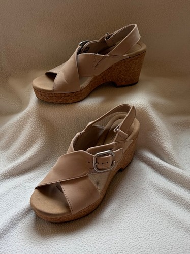 Clarks giselle dove wedge - giselle,