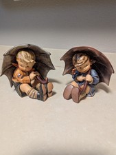 Goebel Hummel Figurine Umbrella Boy and Girl