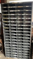 Retro  industrial Grey vintage metal pigeon hole shelves cabinet  Shelf Storage