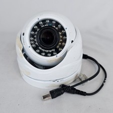 White Dome CCTV Security Camera Wired IR Night Vision Tested Working