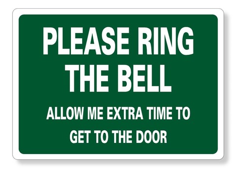 Metal sign green please - sign,