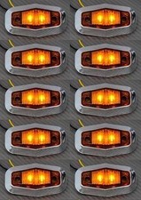 10x LED 24V AMBER Side Marker