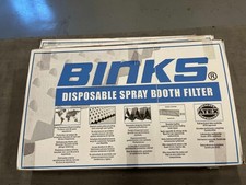 2 nr. Packs Binks Concertina Spray Booth Filters
