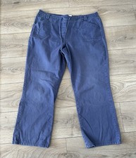 Cotton Traders Blue Trousers Ladies Size 18 (418)