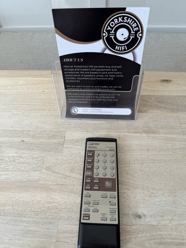 Denon remote control - denon,