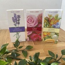 3 Vintage Taylor Of London Eau De Toilette Sprays Freesia Lavender Rose 50ml