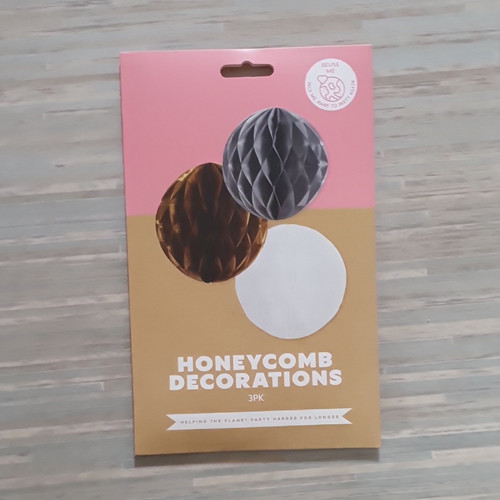 Honeycomb decorations pack - honeycomb,