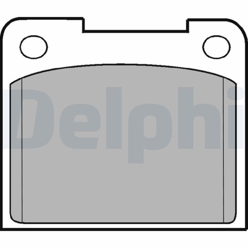 Front delphi lp15 brake pad - delphi-oe,