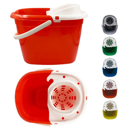 Mop bucket 12l - bucket, red