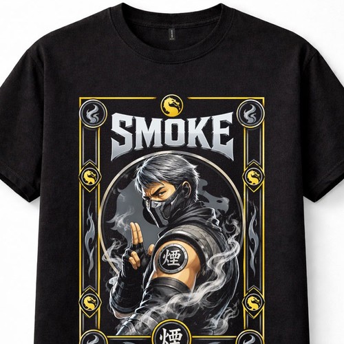 Smoke mortal kombat retro - mortal,