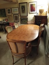 Yew wood georgian style dining - georgian,