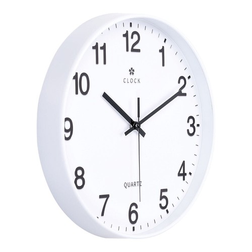 30cm round wall clock quartz - 30cm,