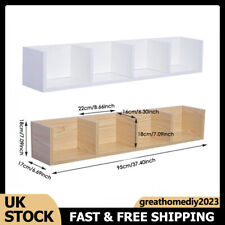 Wooden Media Storage Shelf