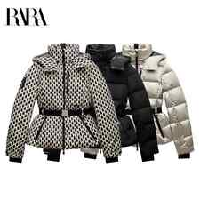 Winter Women Thick Comfy Long Quilted Padded Parka Coats Warm Hooded Jacket 2025
