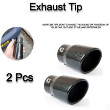 2x 56mm-63mm Glossy Carbon