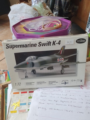 Supermarine swift 1 - k-4, 1:72