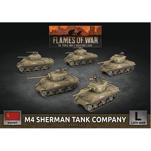 Sherman tank company x5 - m4,