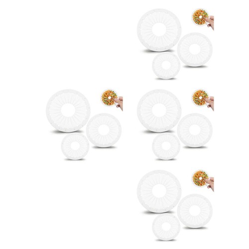 White plastic ribbon bow maker - white,