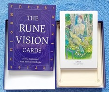 The RUNE VISION Cards : Oracle Cards set by Sylvia Gainsford.