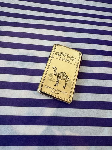 Camel brass refillable lighter - camel,