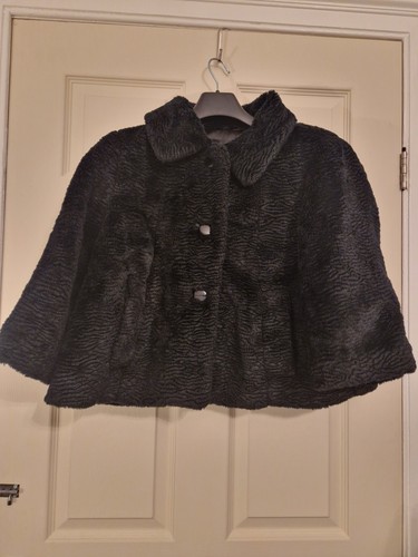 Fur swing short coat - swing,