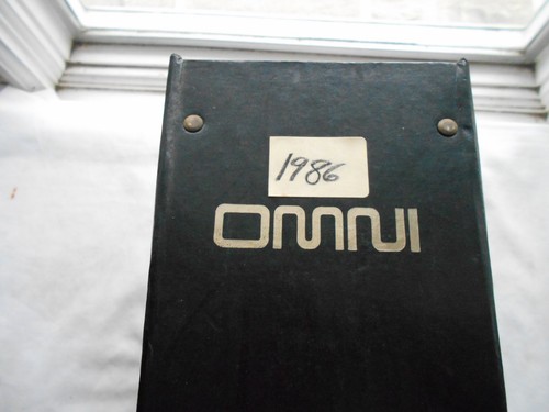 Omni magazine - omni,