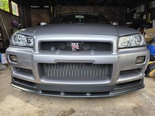 R34 GTR OEM Front Bumper Nissan Skyline With GTR Badge & Mesh