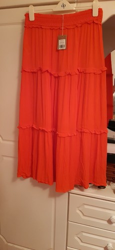 Lovely orange gypsy skirt - orange,