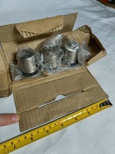 Hong Kong 18-8 Stainless Steel Salt And Pepper And Mustard Cruet Set originalbox