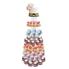 7 Tier Acrylic Round Cupcake