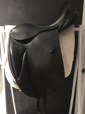 Black Dressage Saddle -The