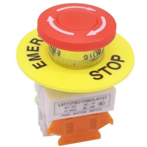 Emergency stop push - emergency,