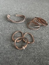 Ladies / Girls Rose Gold Dress Jewellery Bundle, VGC, Bangles & Choker