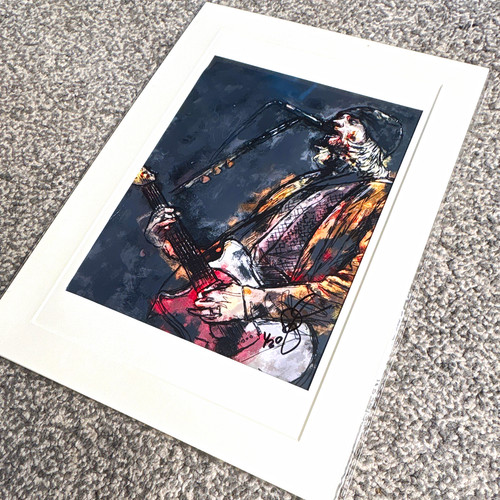 Nirvana artist signed mounted - signed,
