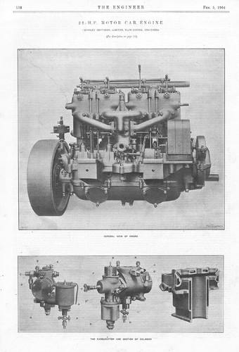 Crossley brothers 22hp motor - crossley,