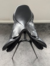 Bates Caprilli 17.5" Black Leather Close Contact Jumping Saddle