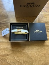 Coach Gold White Signature