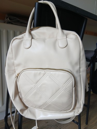 Ladies backpack cream - backpack,