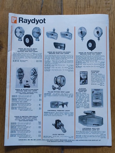 Raydyot car lamps brochure - lamps,