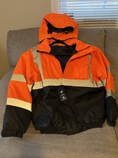 Jacket Medium Regular Work Orange