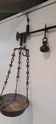 Antique beam scales - beam,