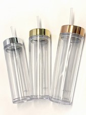 Clear Acrylic Tumbler with