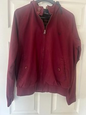 FRED PERRY MAROON HARRINGTON