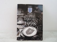 Sainsburys Official England Squad Medal Collection 1998 VGC, In Folder
