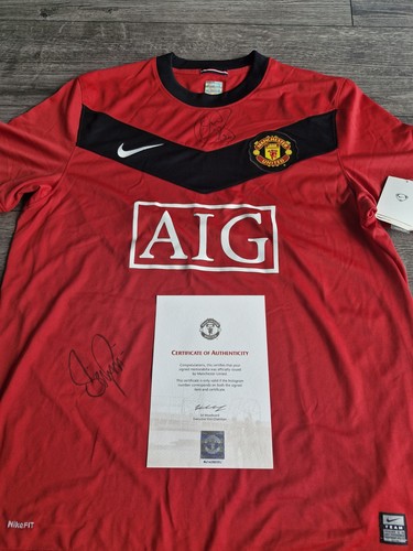 Solskjaer irwin signed - &,
