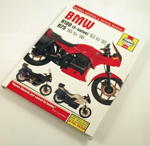 Bmw k75 k100 valve - k75, haynes