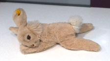 VINTAGE 1980s STEIFF FLOPPY Hase Lying Rabbit 5605/25